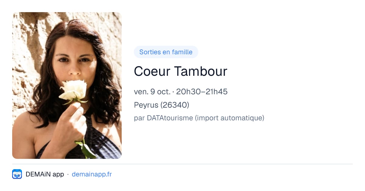 Coeur Tambour — Peyrus