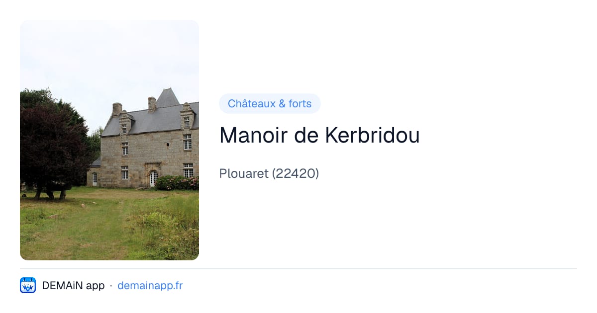 Manoir de Kerbridou — Plouaret