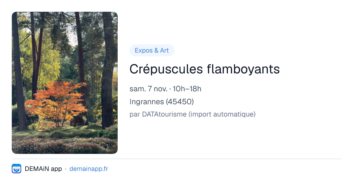 Crépuscules flamboyants — Ingrannes