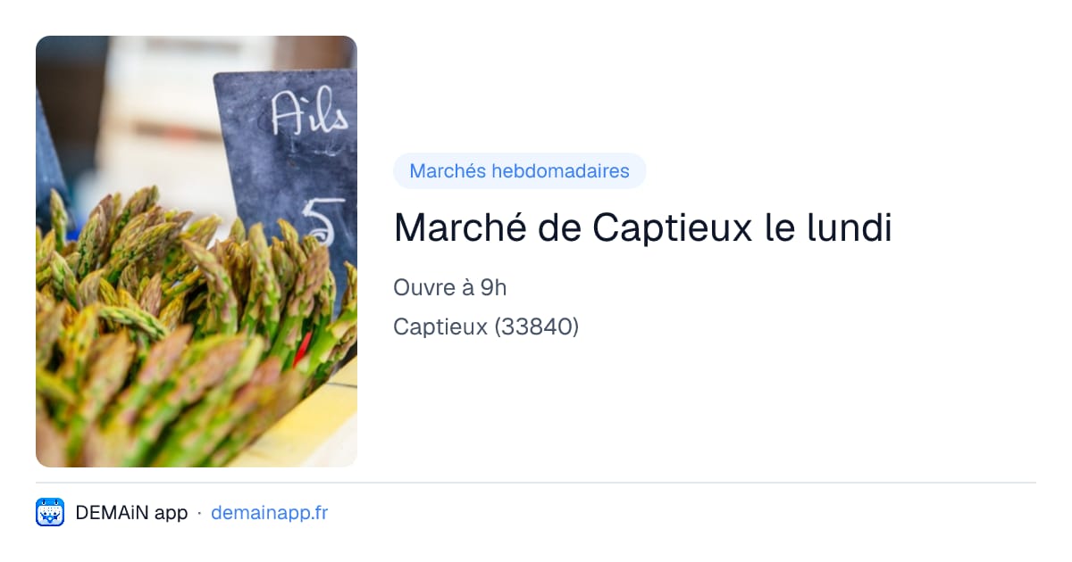 Marché de Captieux le lundi — Captieux