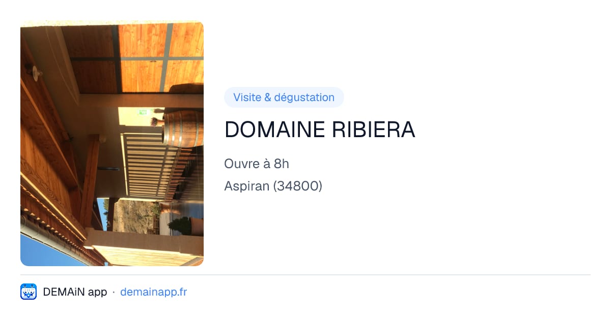 DOMAINE RIBIERA — Aspiran
