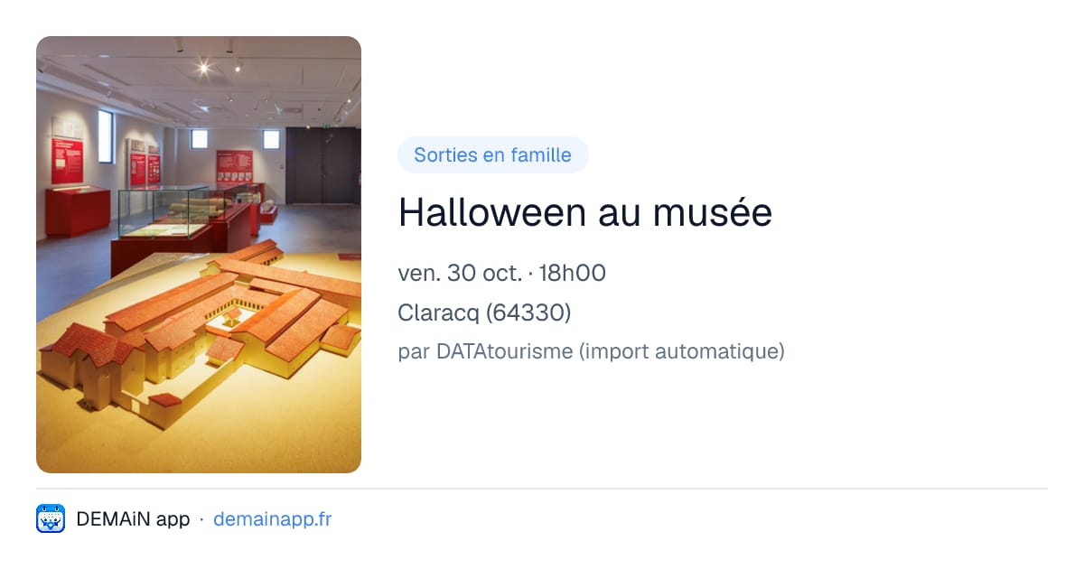 Halloween au musée — Claracq