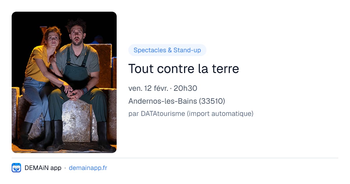 Tout contre la terre — Andernos-les-Bains