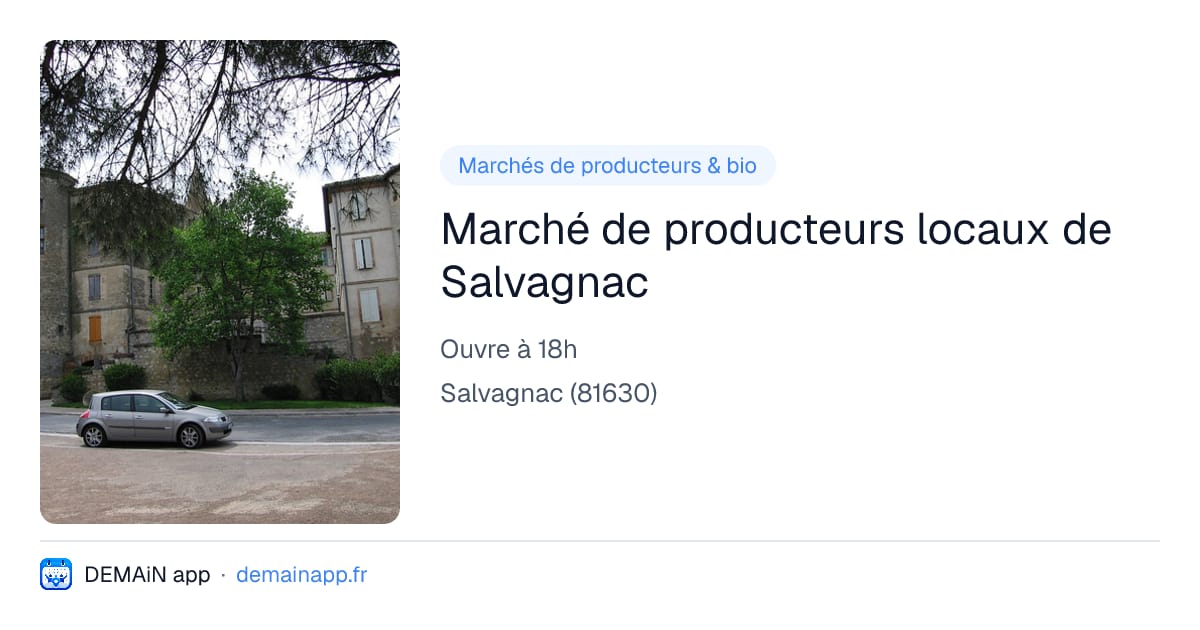 Marché de producteurs locaux de Salvagnac — Salvagnac