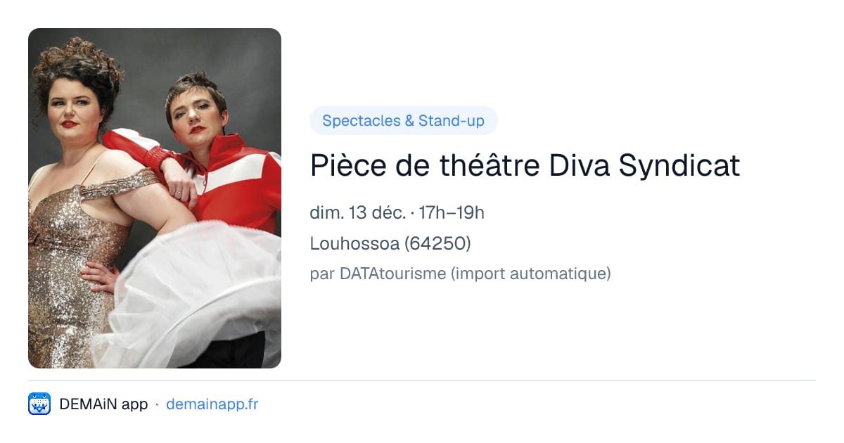 Pièce de théâtre Diva Syndicat — Louhossoa