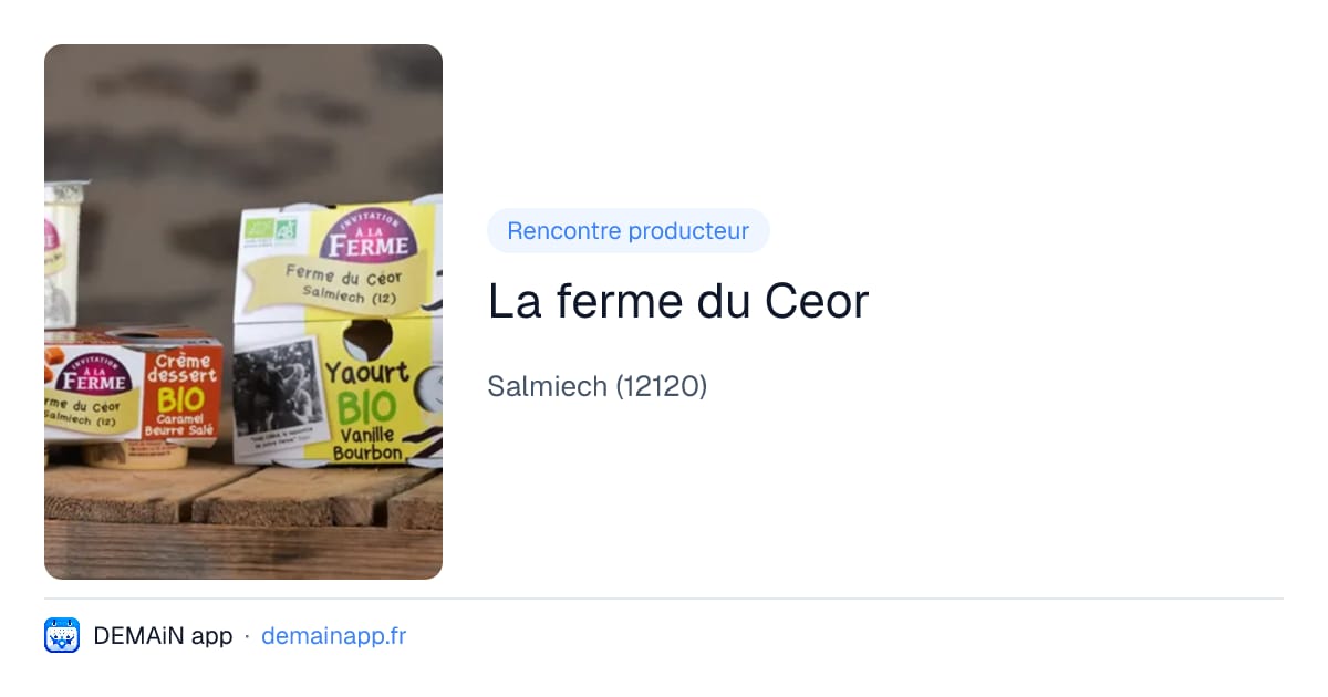 La ferme du Ceor — Salmiech