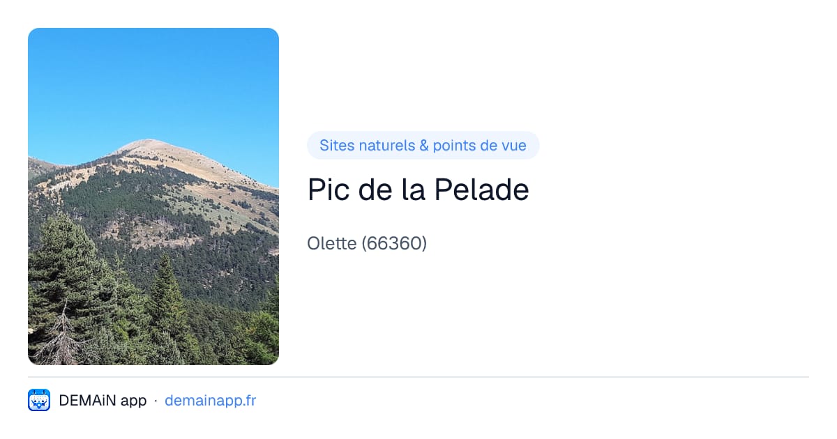 Pic de la Pelade — Olette