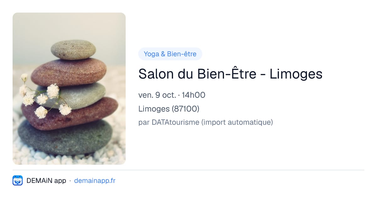 Salon du Bien-Être - Limoges — Limoges