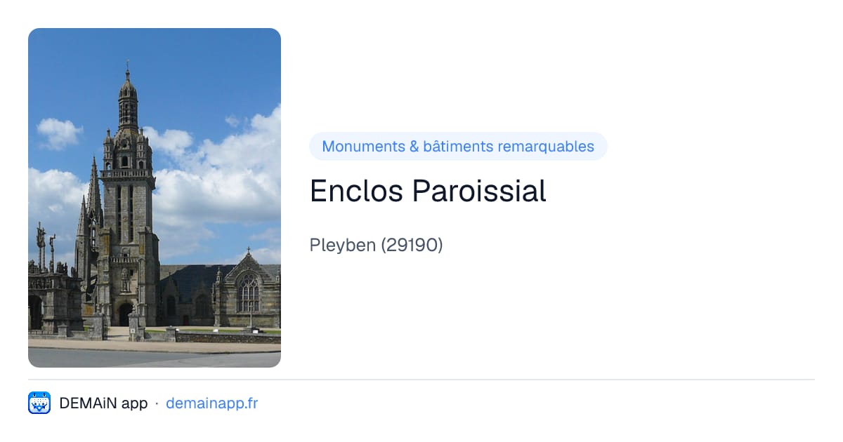 Enclos Paroissial — Pleyben