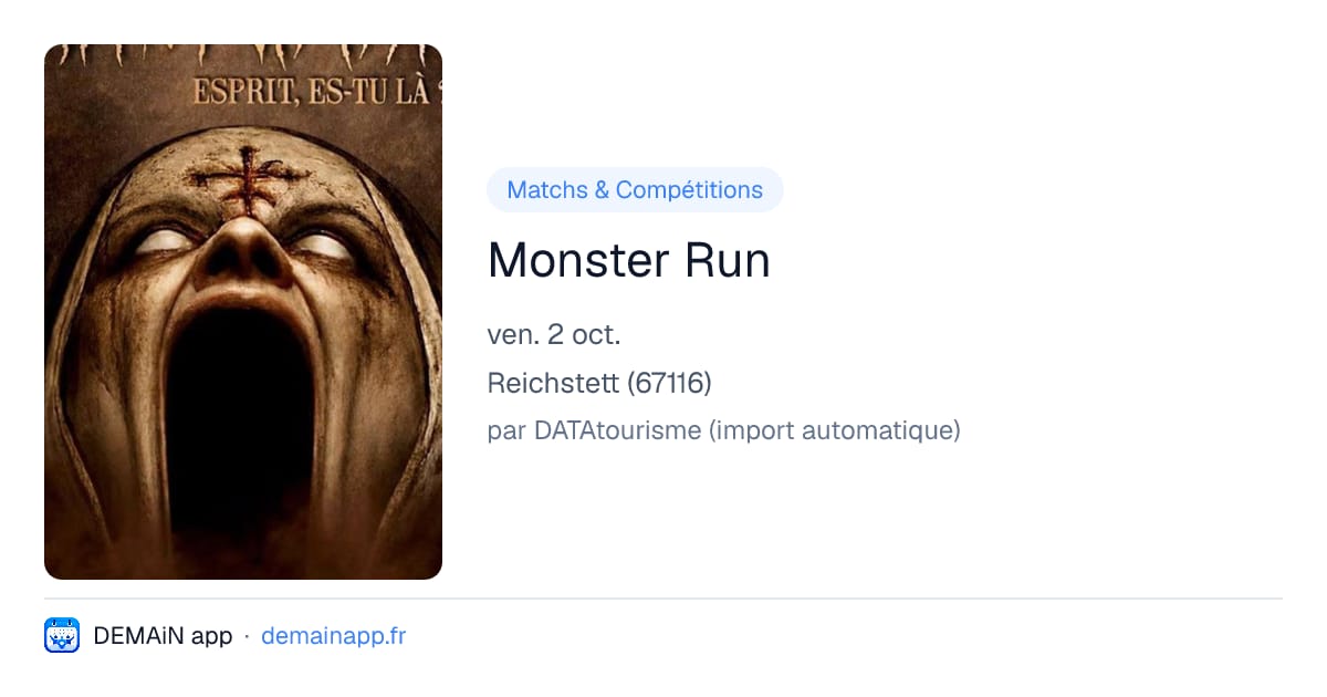 Monster Run — Reichstett