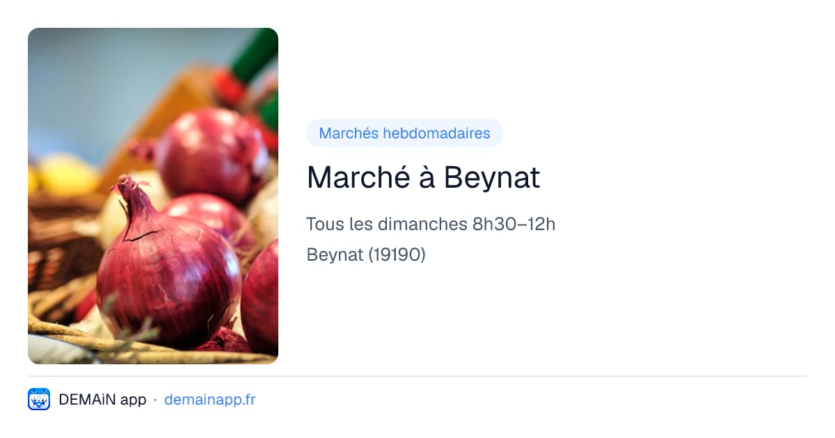 Marché à Beynat — Beynat