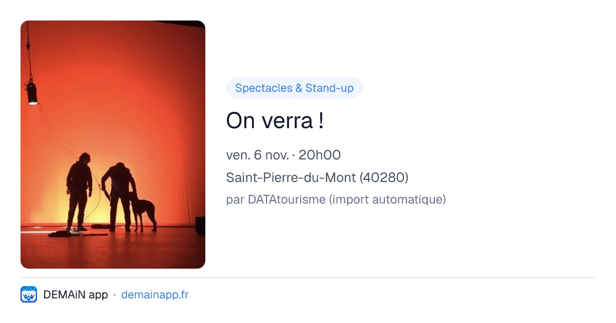 On verra ! — Saint-Pierre-du-Mont