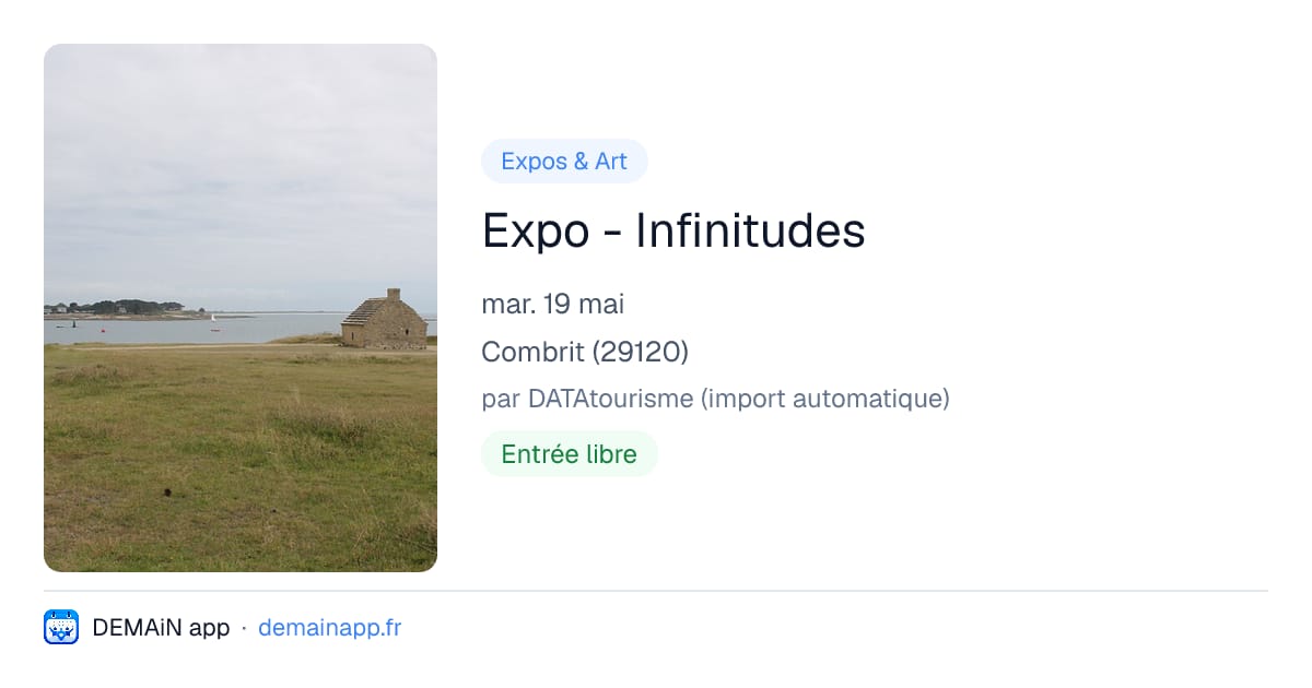 Expo - Infinitudes — Combrit