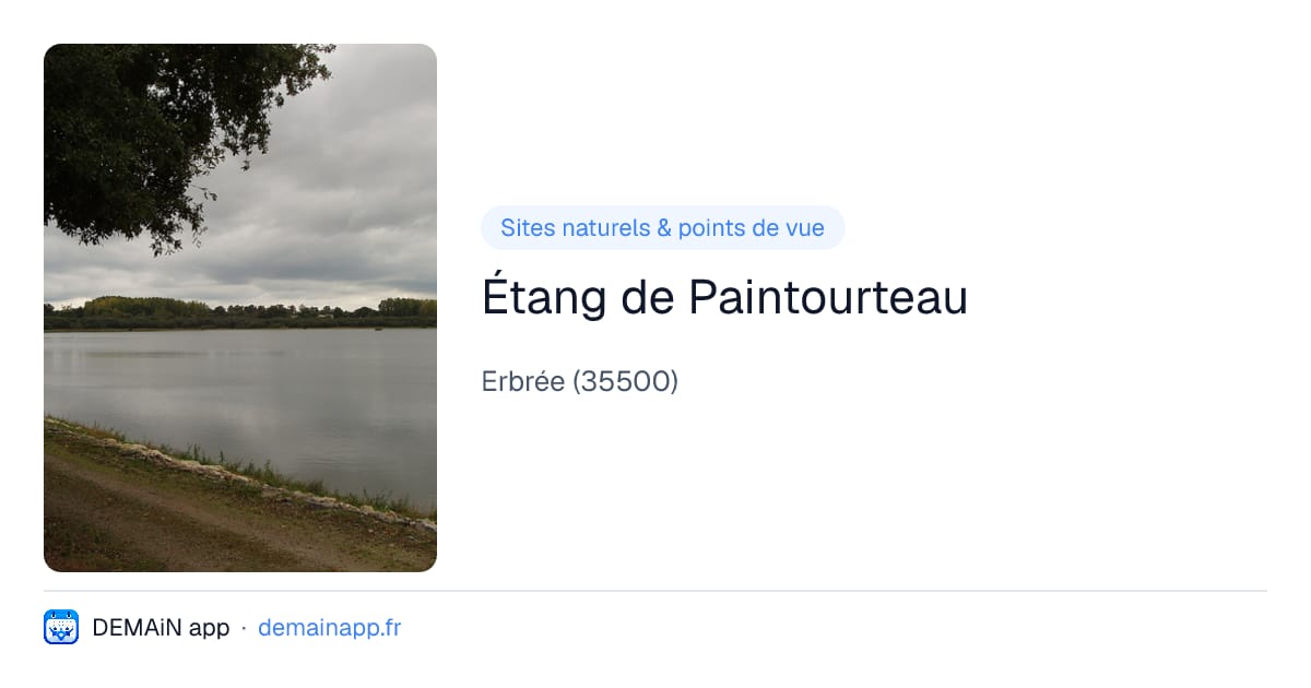 Étang de Paintourteau — Erbrée