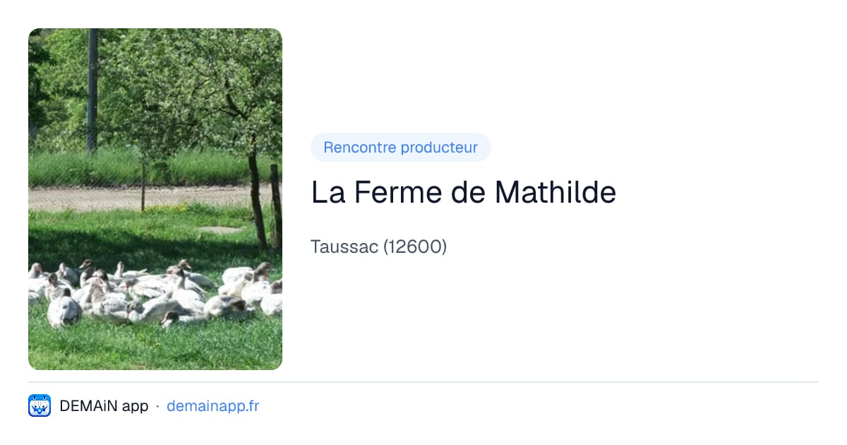 La Ferme de Mathilde — Taussac