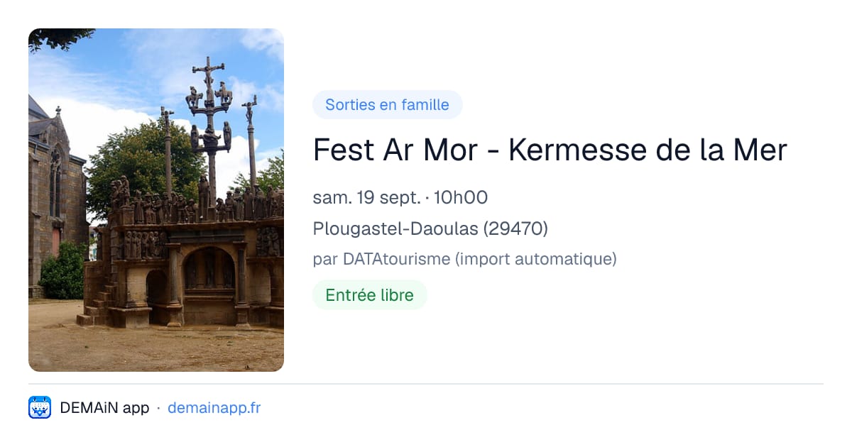 Fest Ar Mor - Kermesse de la Mer — Plougastel-Daoulas