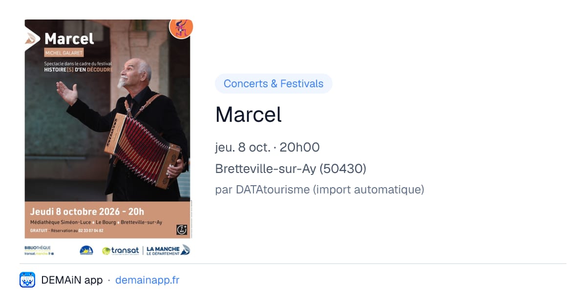 Marcel — Bretteville-sur-Ay