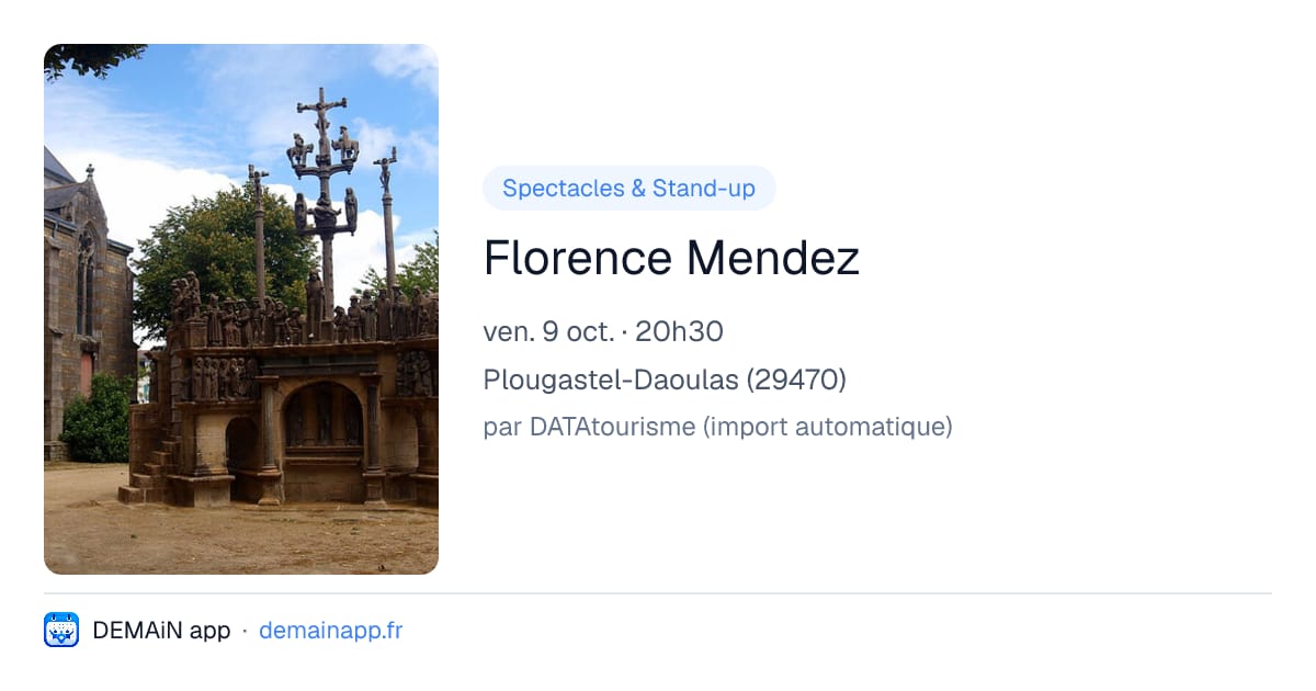 Florence Mendez — Plougastel-Daoulas