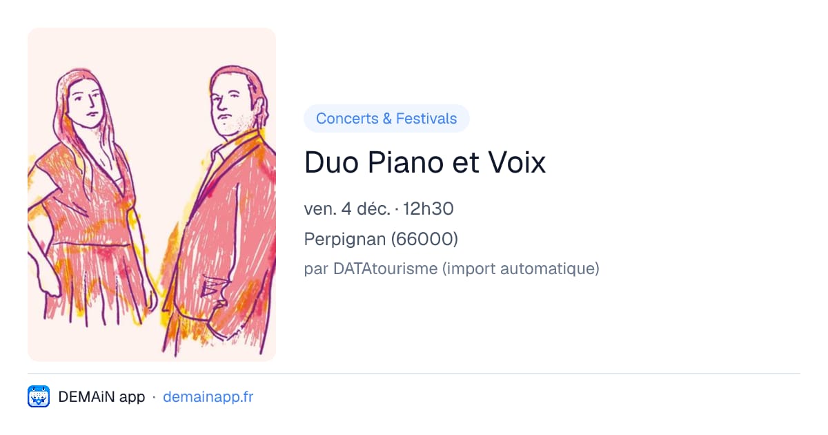 Duo Piano et Voix — Perpignan