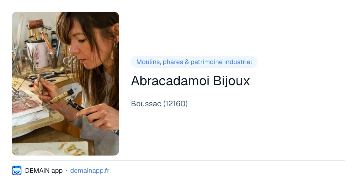 Abracadamoi Bijoux — Boussac