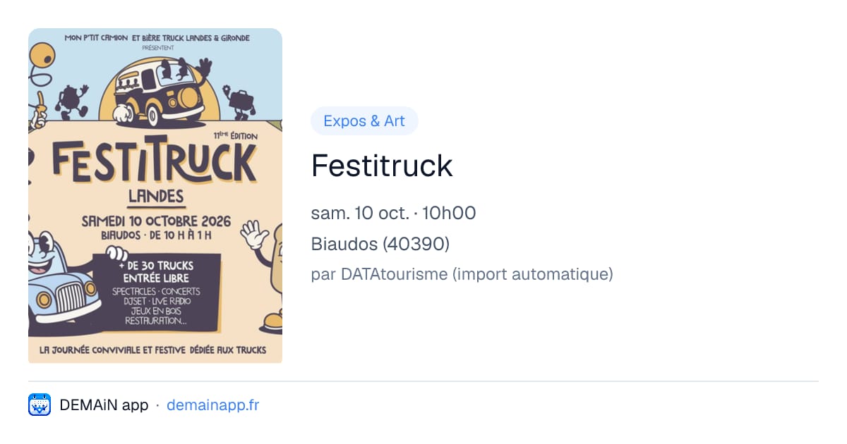 Festitruck — Biaudos