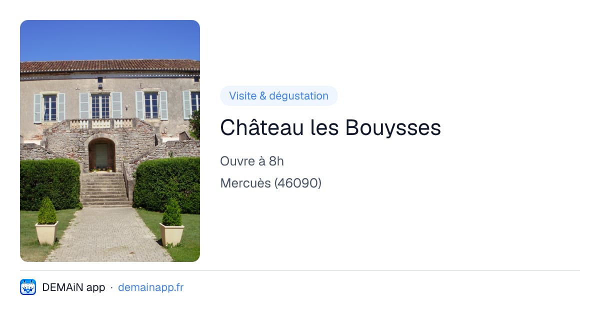 Château les Bouysses — Mercuès