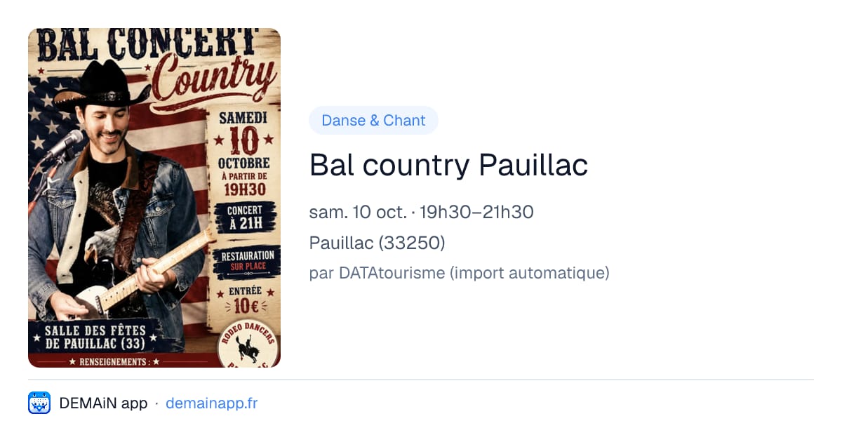 Bal country Pauillac — Pauillac