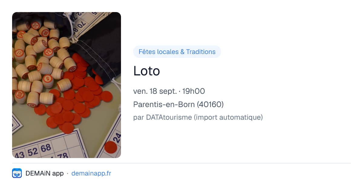 Loto — Parentis-en-Born