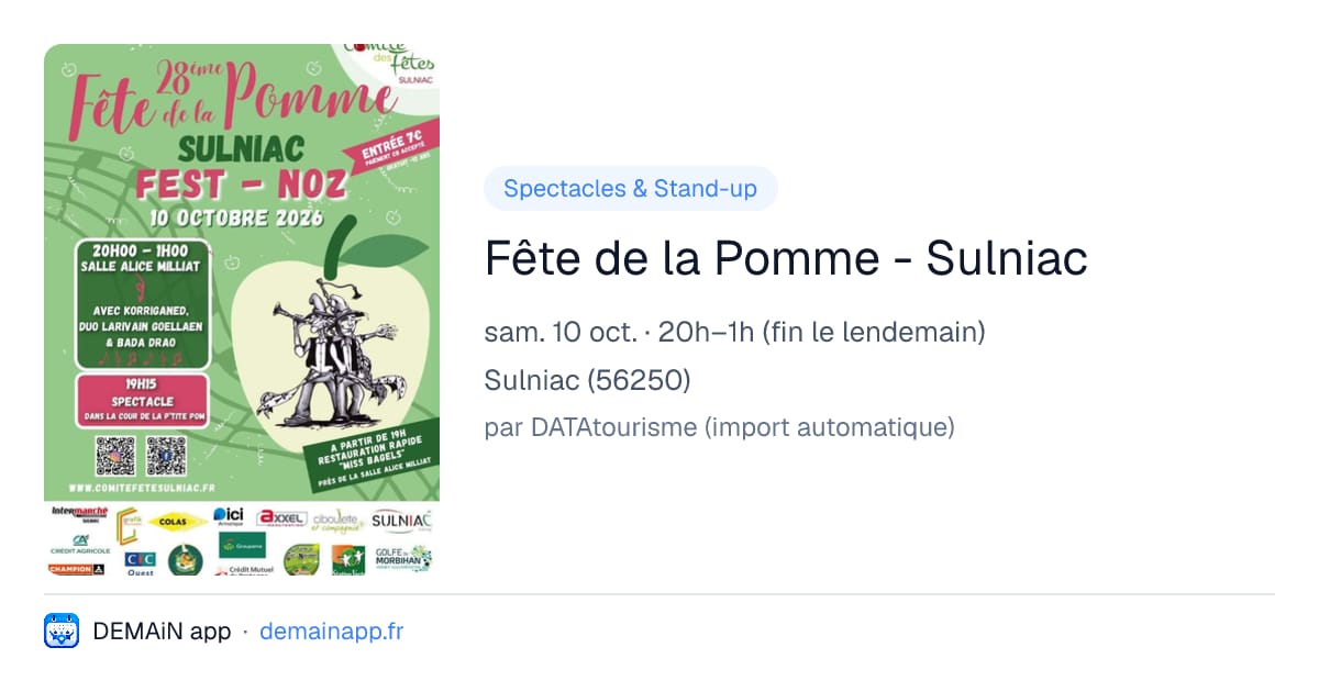 Fête de la Pomme - Sulniac — Sulniac