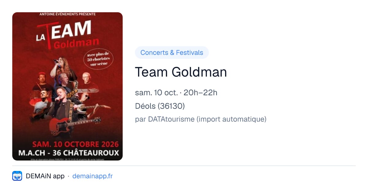 Team Goldman — Déols