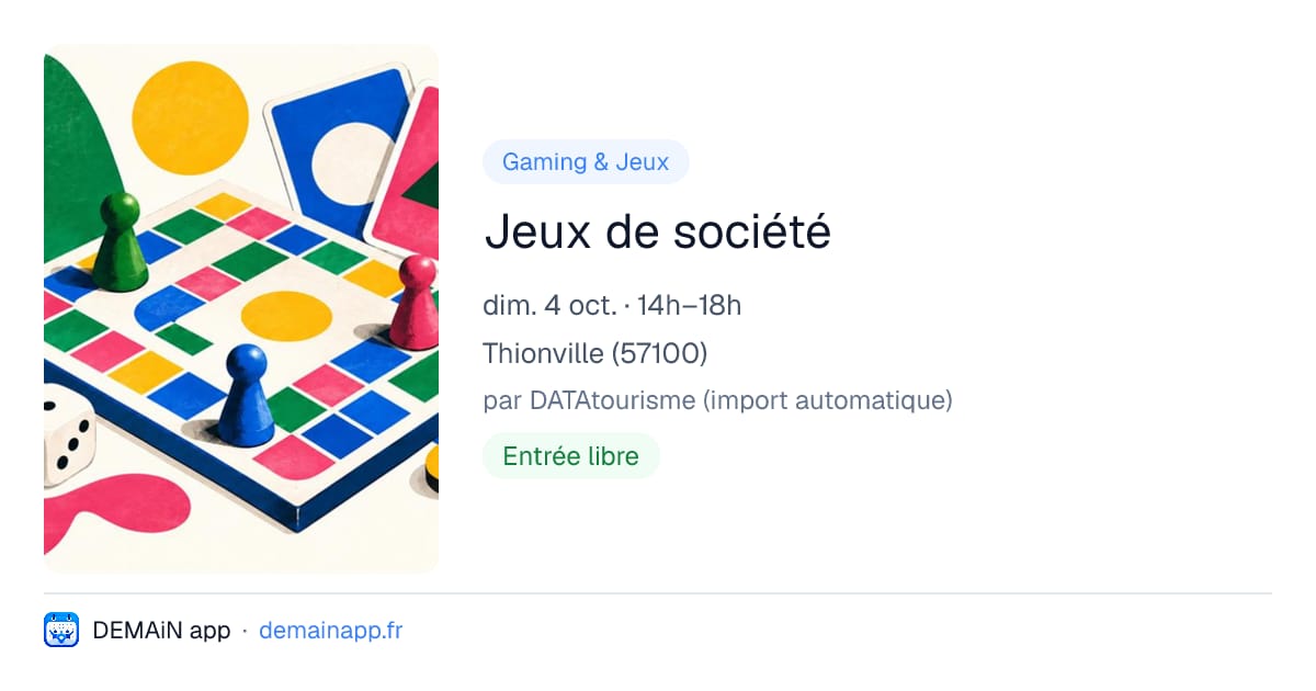 Jeux de société — Thionville