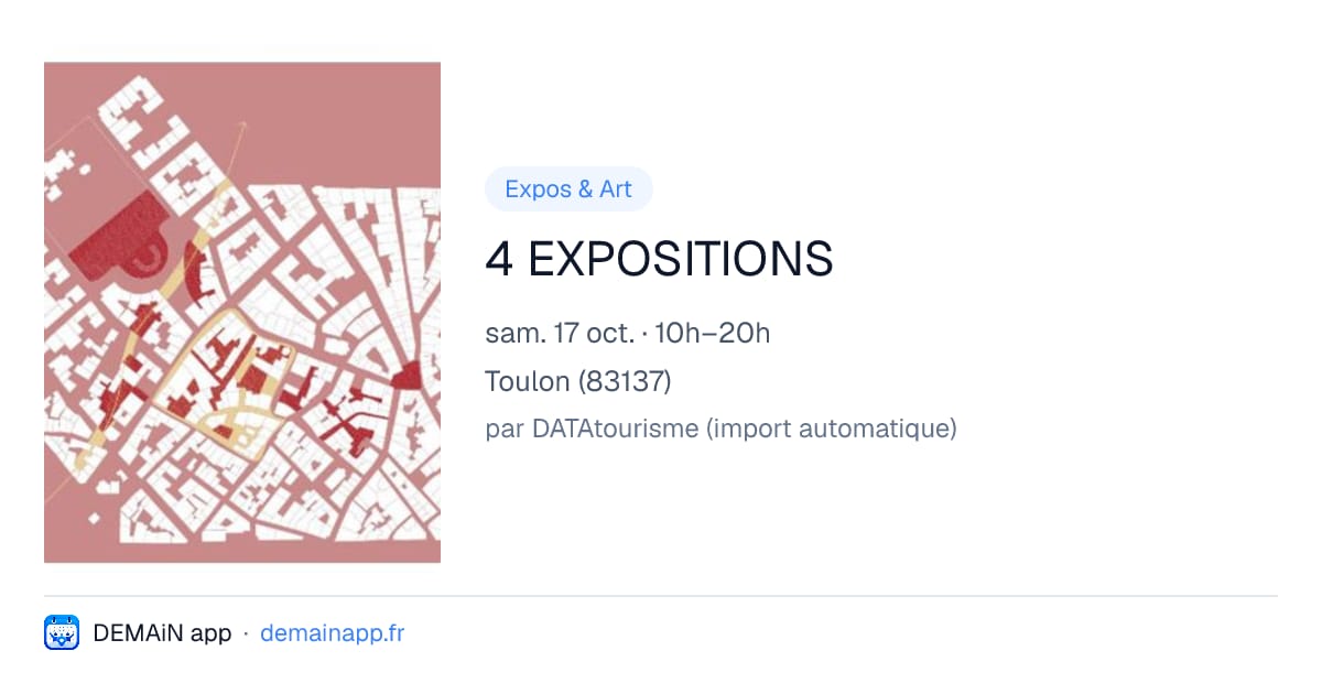 4 EXPOSITIONS — Toulon
