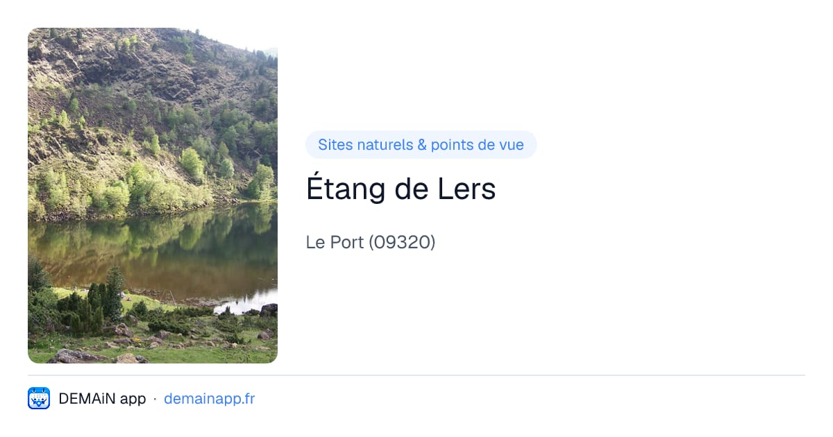 Étang de Lers — Le Port
