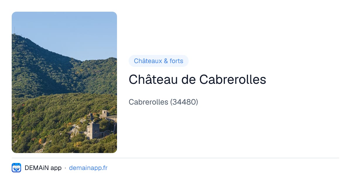 Château de Cabrerolles — Cabrerolles