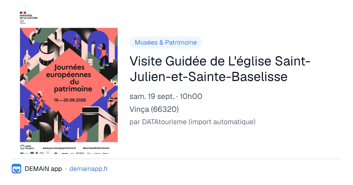 Visite Guidée de L'église Saint-Julien-et-Sainte-Baselisse — Vinça