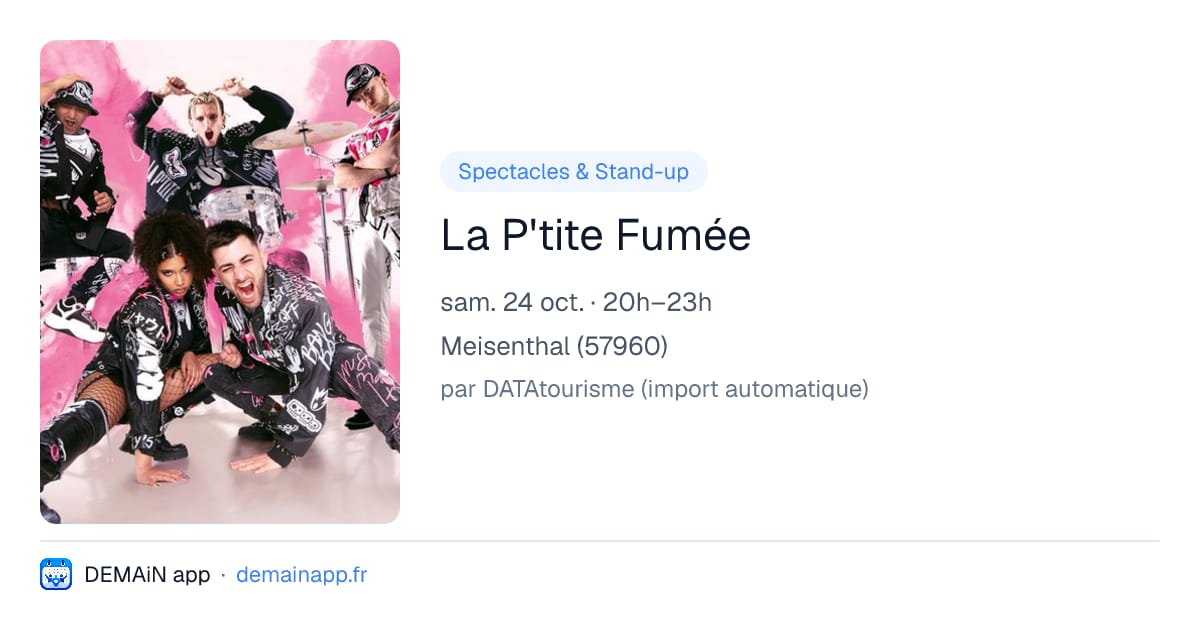 La P'tite Fumée — Meisenthal