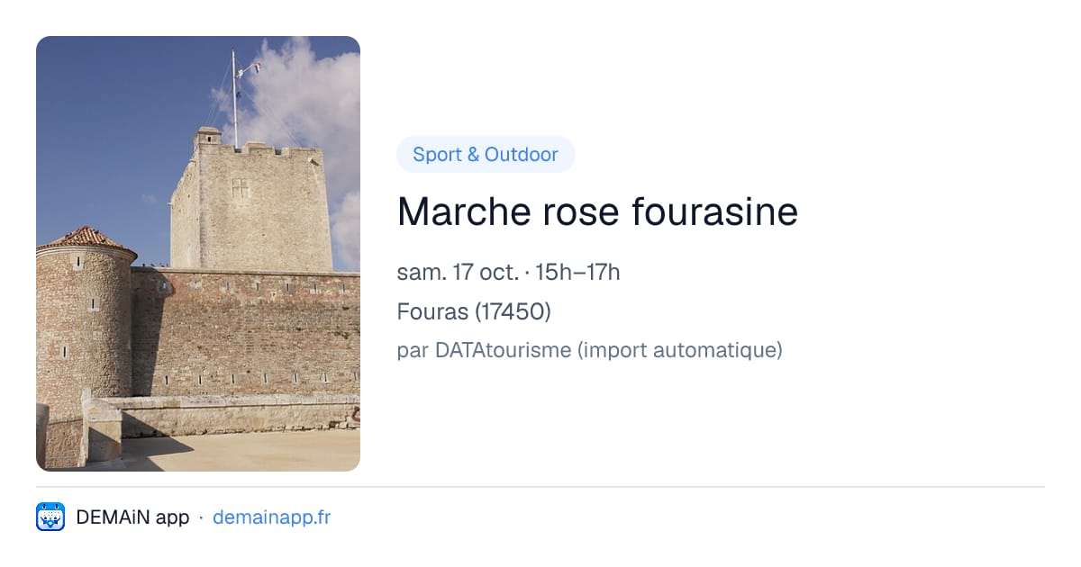 Marche rose fourasine — Fouras