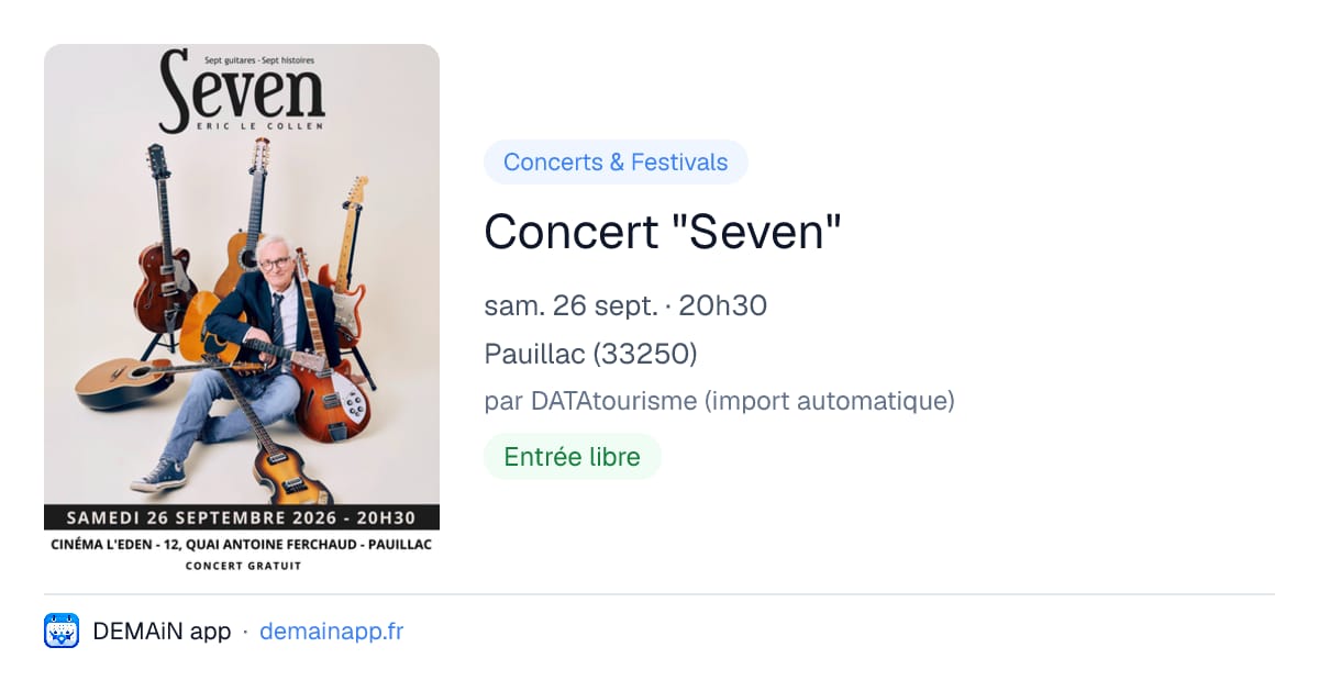 Concert "Seven" — Pauillac