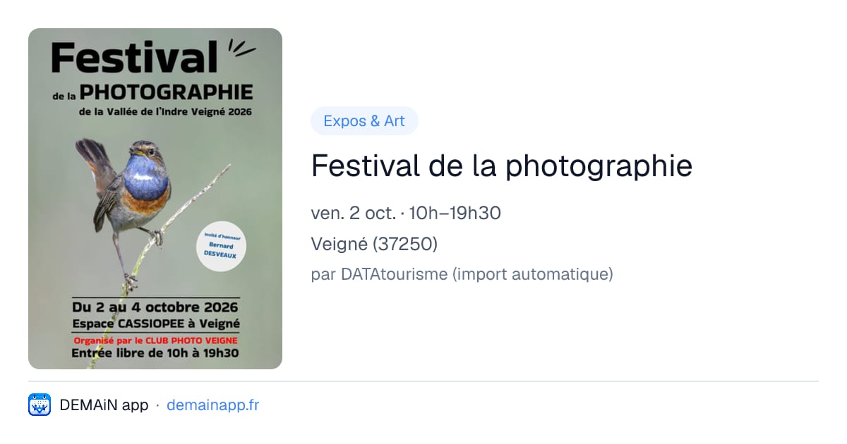 Festival de la photographie — Veigné
