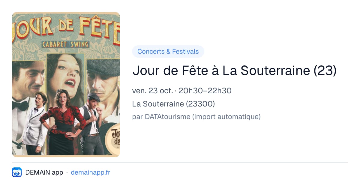 Jour de Fête à La Souterraine (23) — La Souterraine