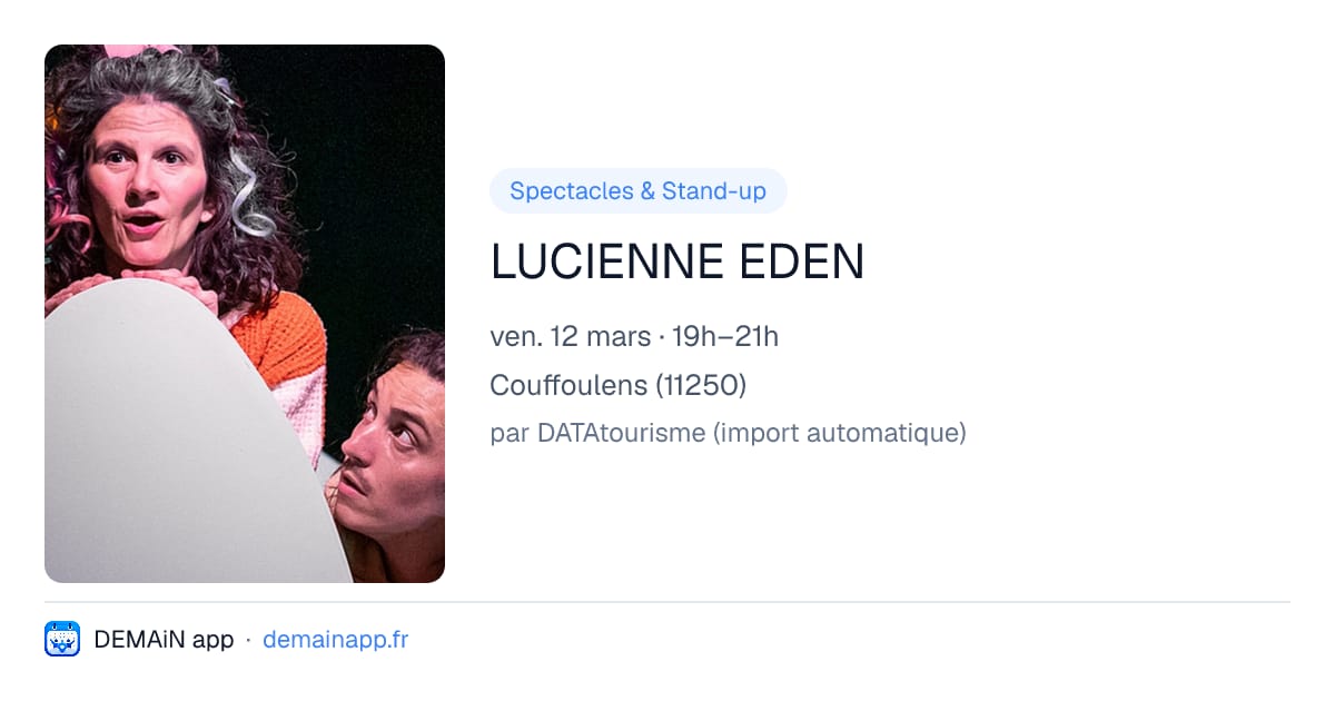 LUCIENNE EDEN — Couffoulens