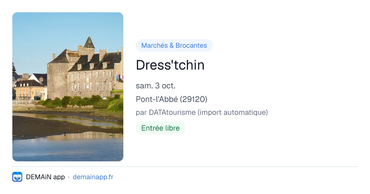 Dress'tchin — Pont-l'Abbé