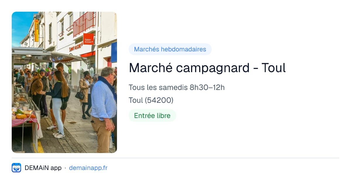 Marché campagnard - Toul — Toul
