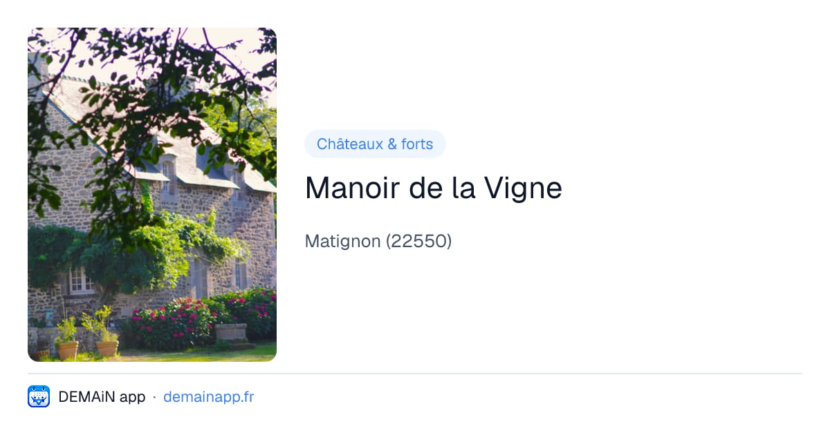Manoir de la Vigne — Matignon