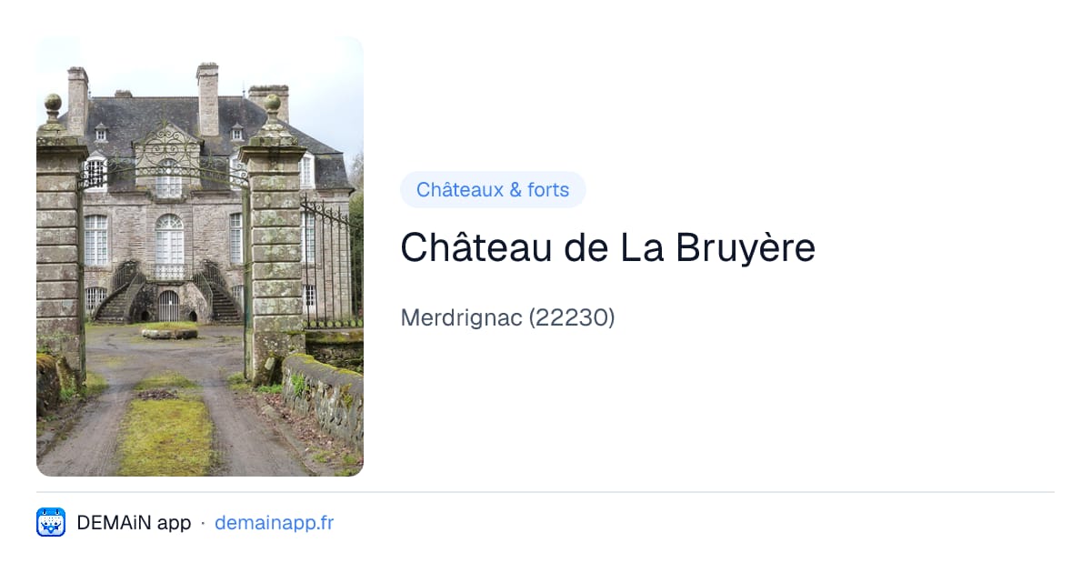 Château de La Bruyère — Merdrignac