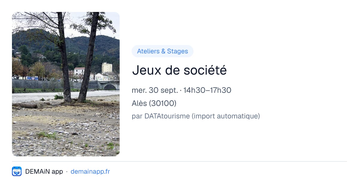 Jeux de société — Alès
