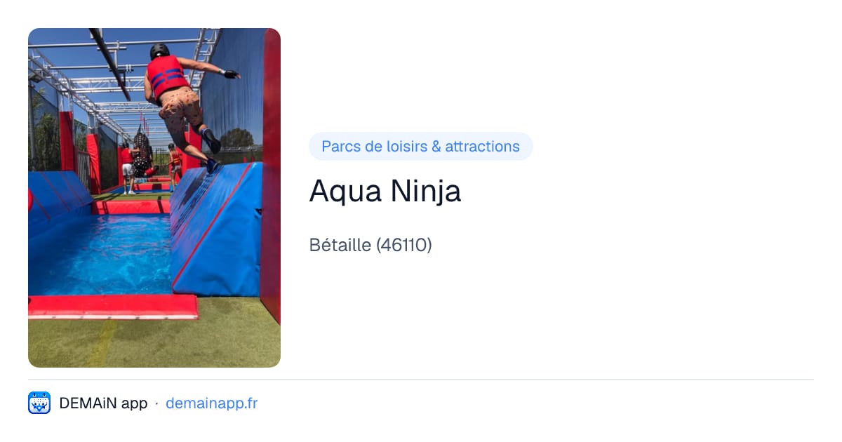 Aqua Ninja — Bétaille