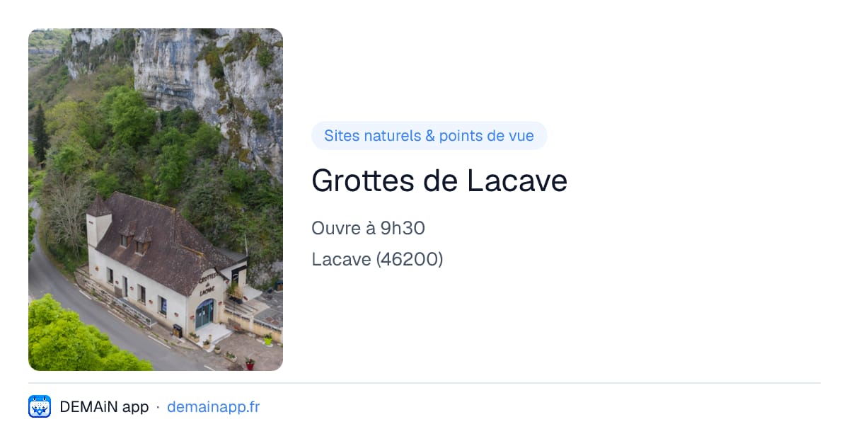 Grottes de Lacave — Lacave
