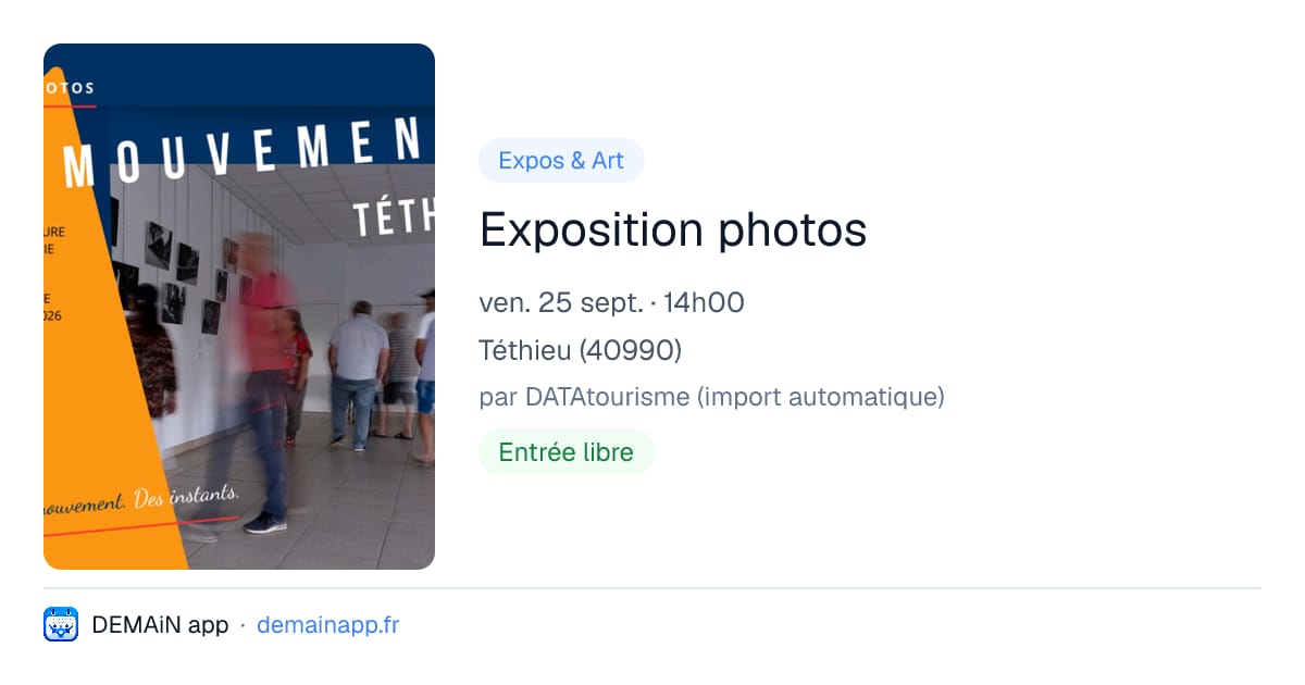 Exposition photos — Téthieu
