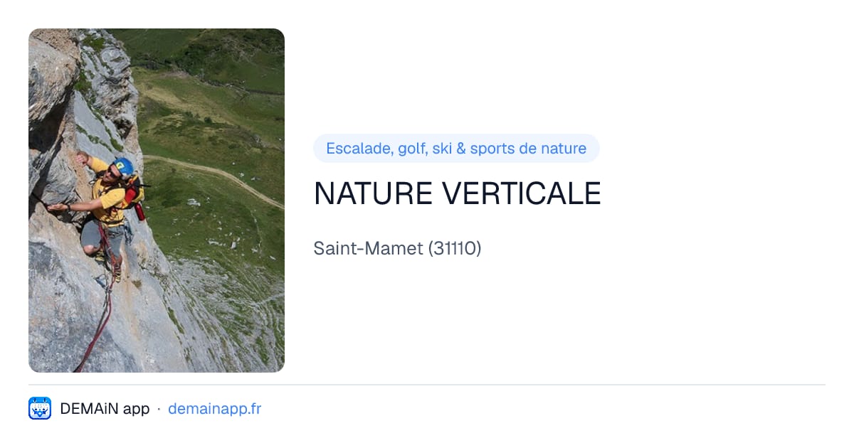 NATURE VERTICALE — Saint-Mamet